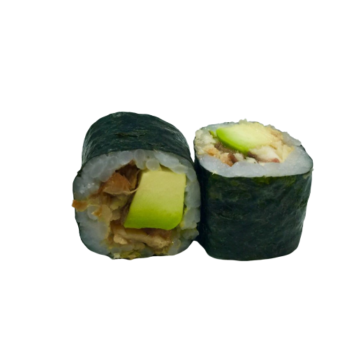 maki anguila con aguacate