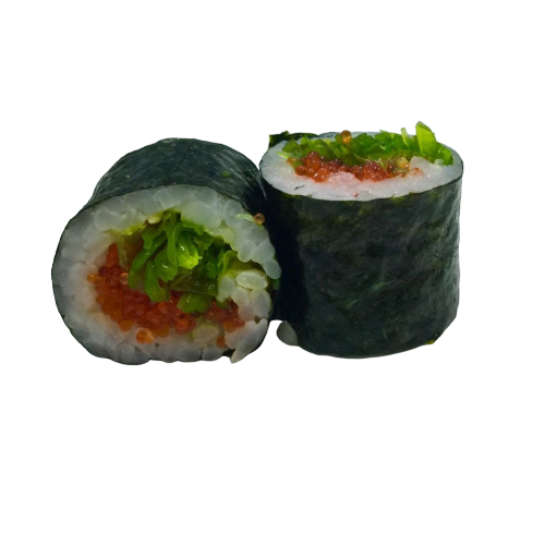 maki algas con tobico