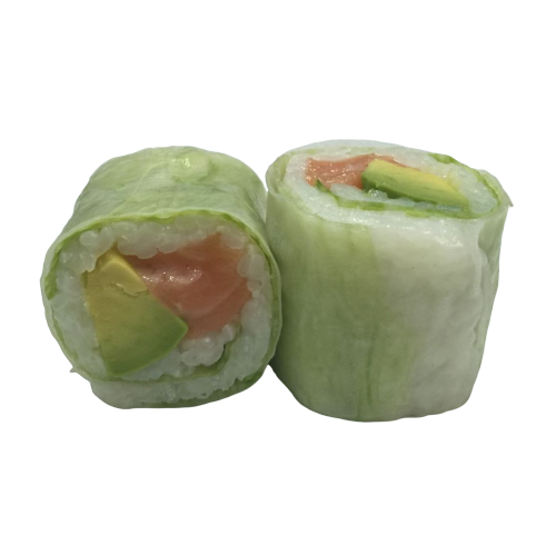 spring de salmon con aguacate