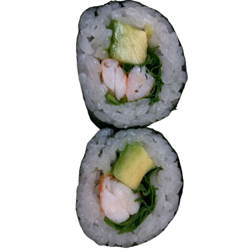 futo maki gamba aguacate y rúcula