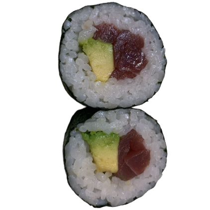 futo maki atun con aguacate