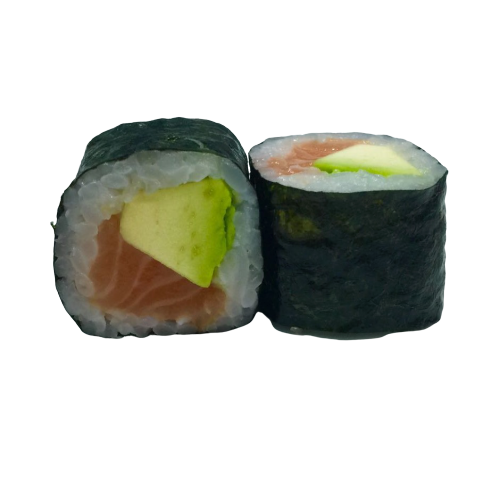 maki de salmon y aguacate